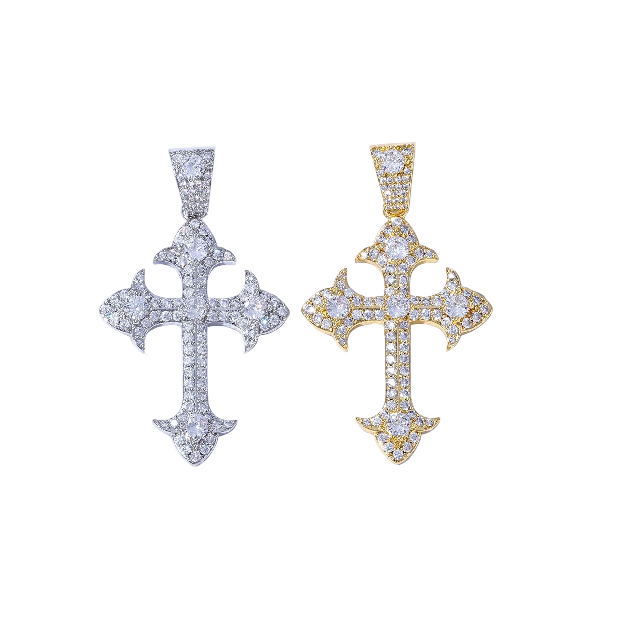 Crystal Cross Pendants