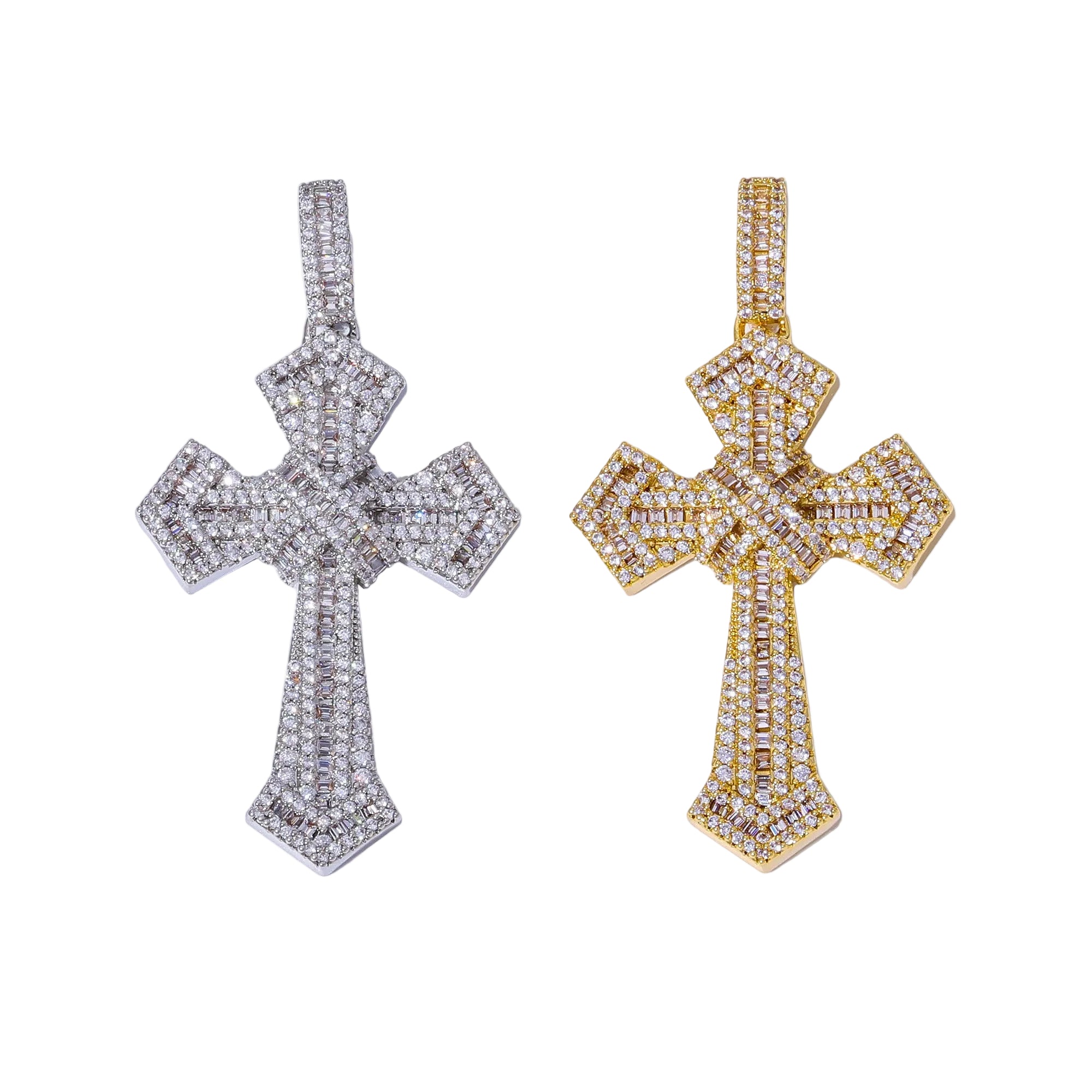Roped Cross Pendants