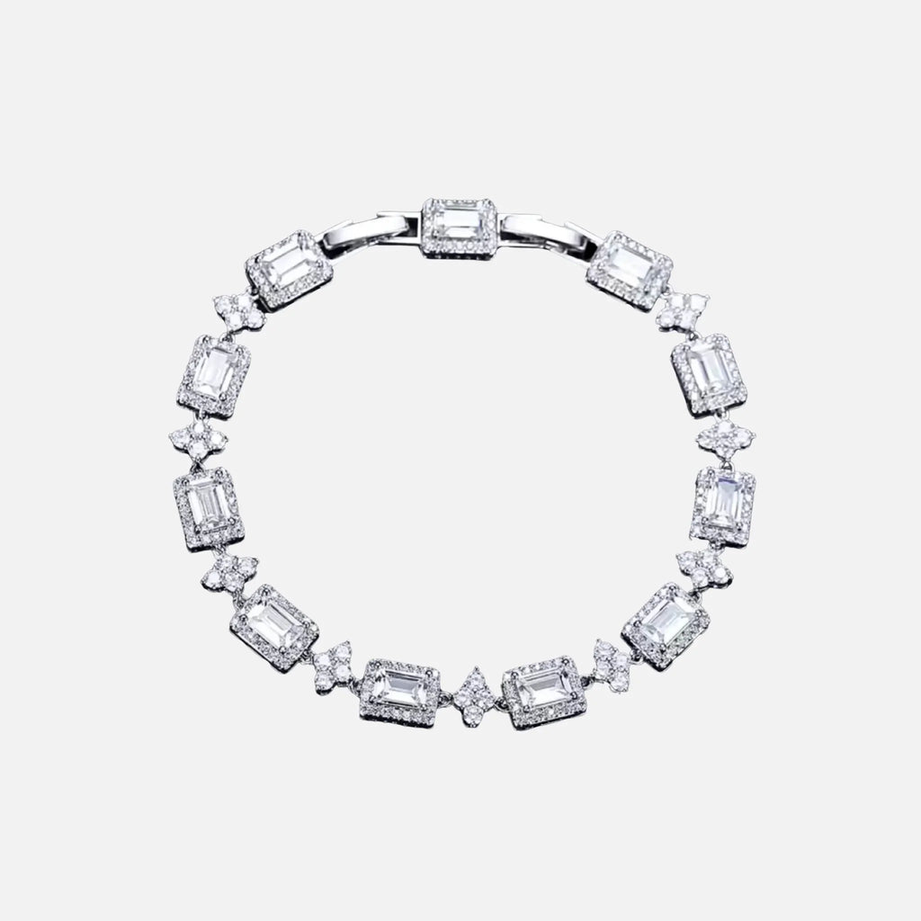 Star Crystal Bracelet - Silver