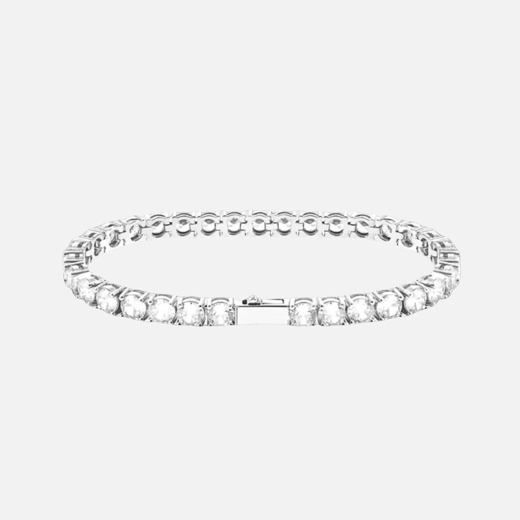 Tennis Bracelet - 4mm - Silver