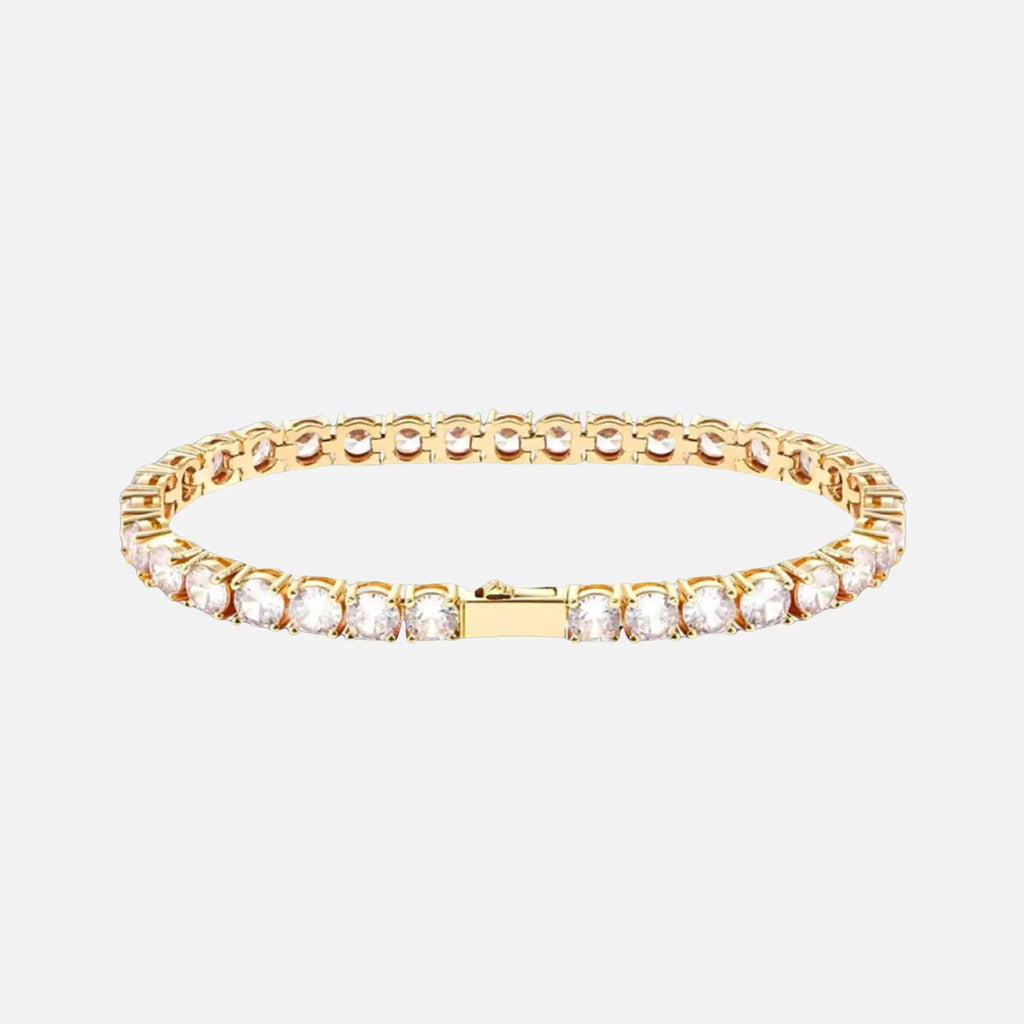 Tennis Bracelet - 4mm - Gold