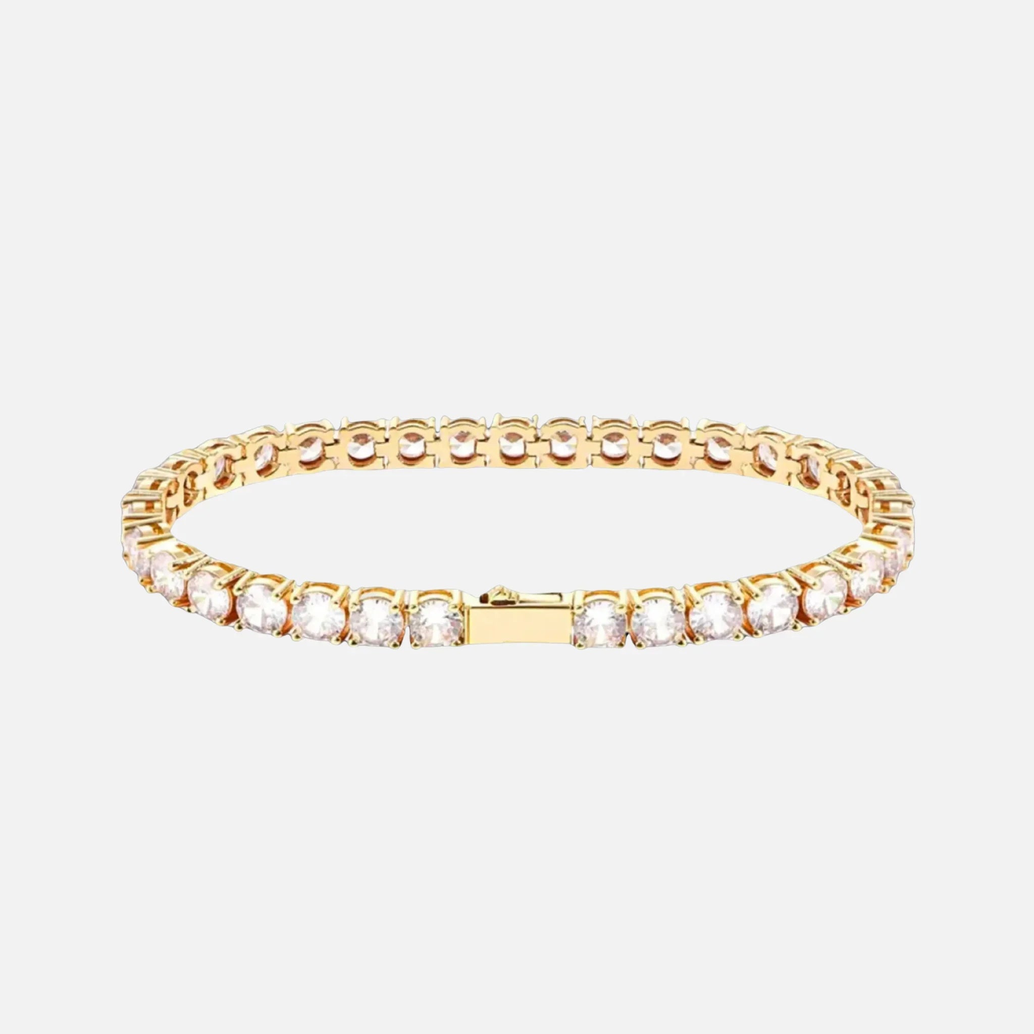 Tennis Bracelet - 4mm - Gold
