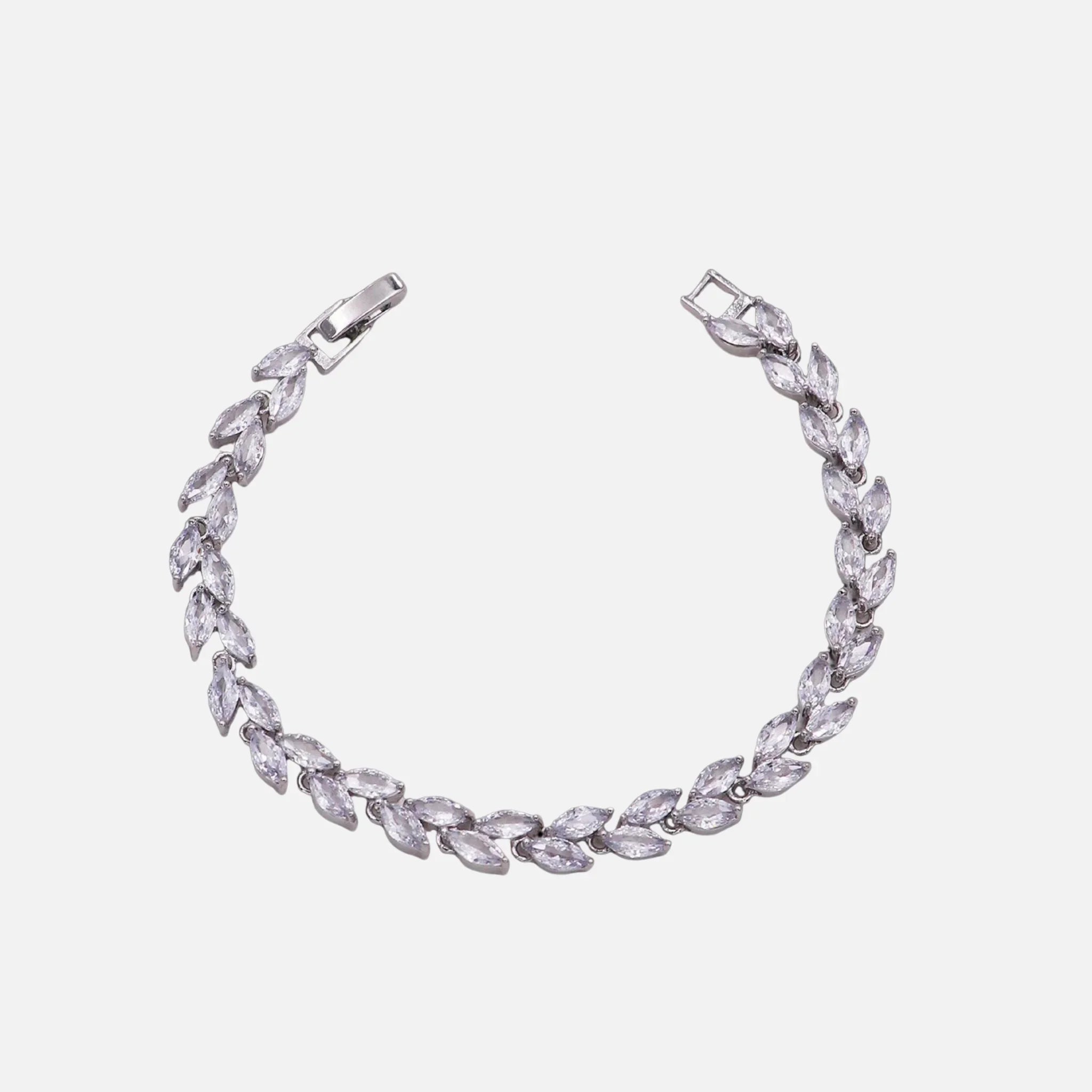 Leaf Bracelet - Silver