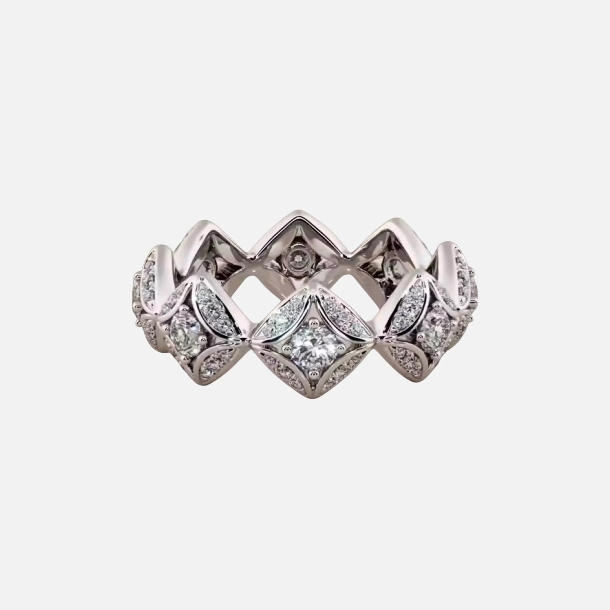 CROWN RING - SILVER
