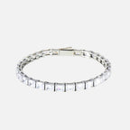Square Cut Bracelet - Silver