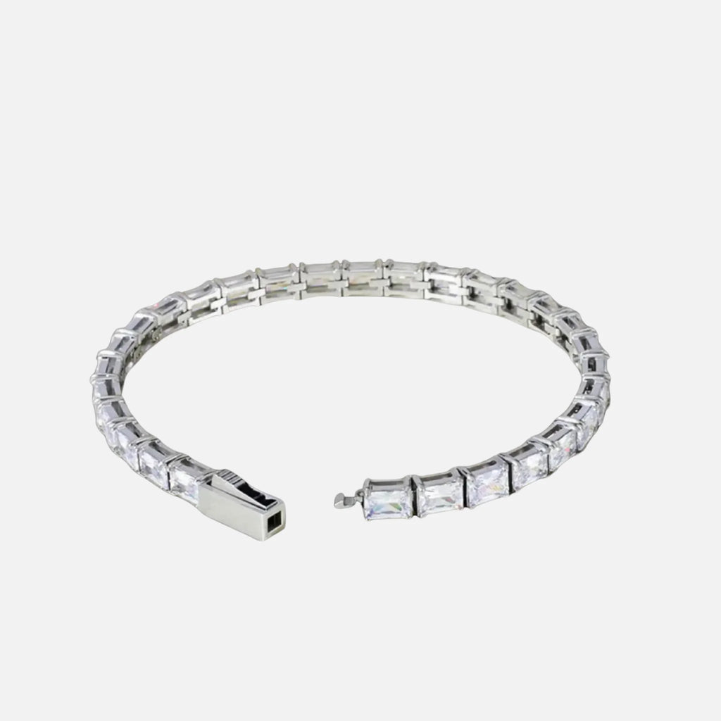 Square Cut Bracelet - Silver