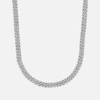Iced Cuban Chain - 6mm - Silver