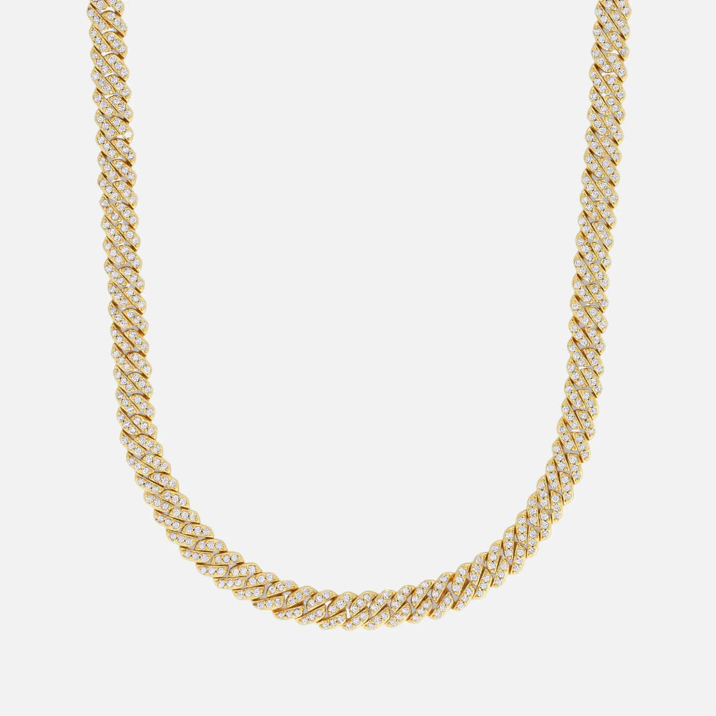 Iced Cuban Chain - 6mm - Gold