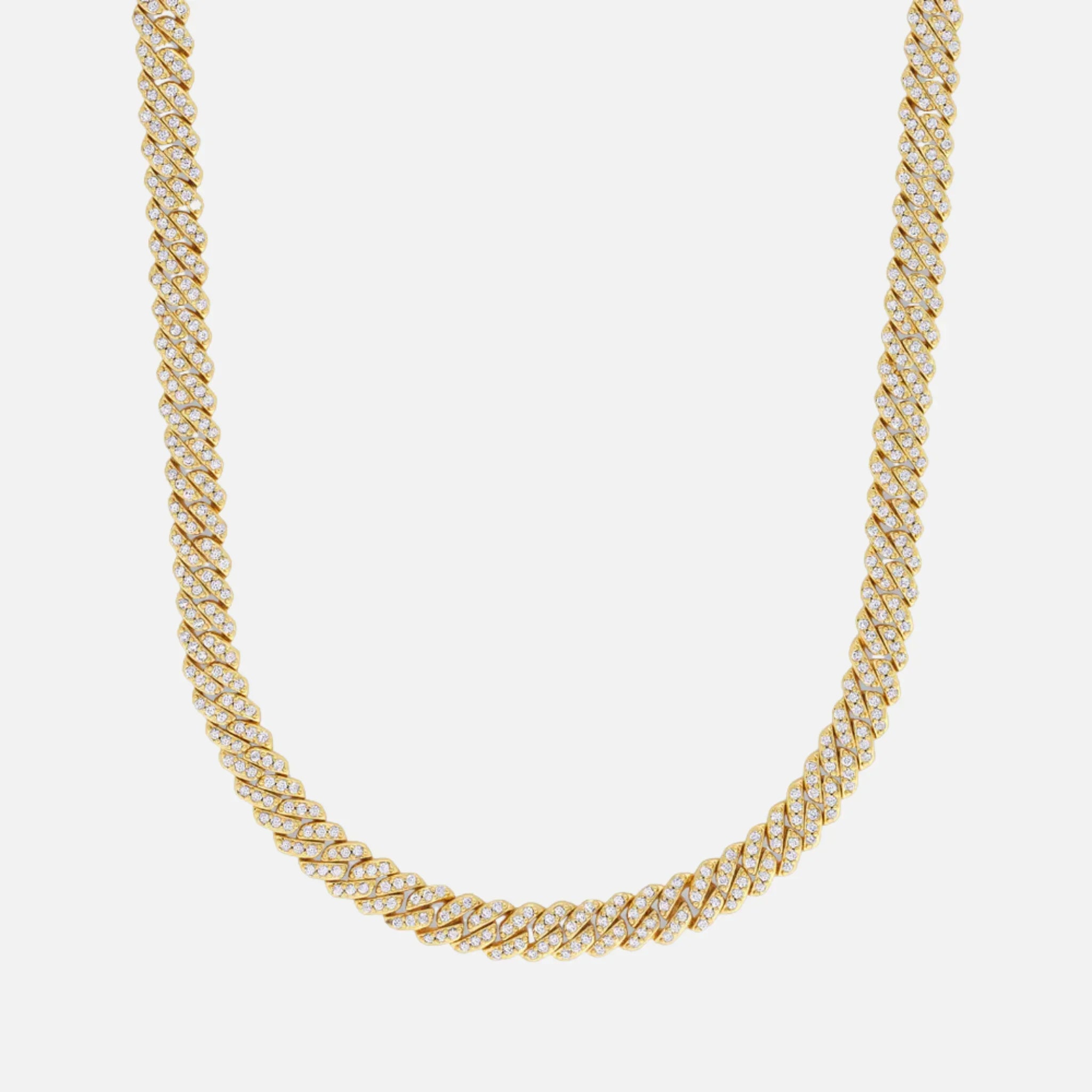 Iced Cuban Chain - 6mm - Gold
