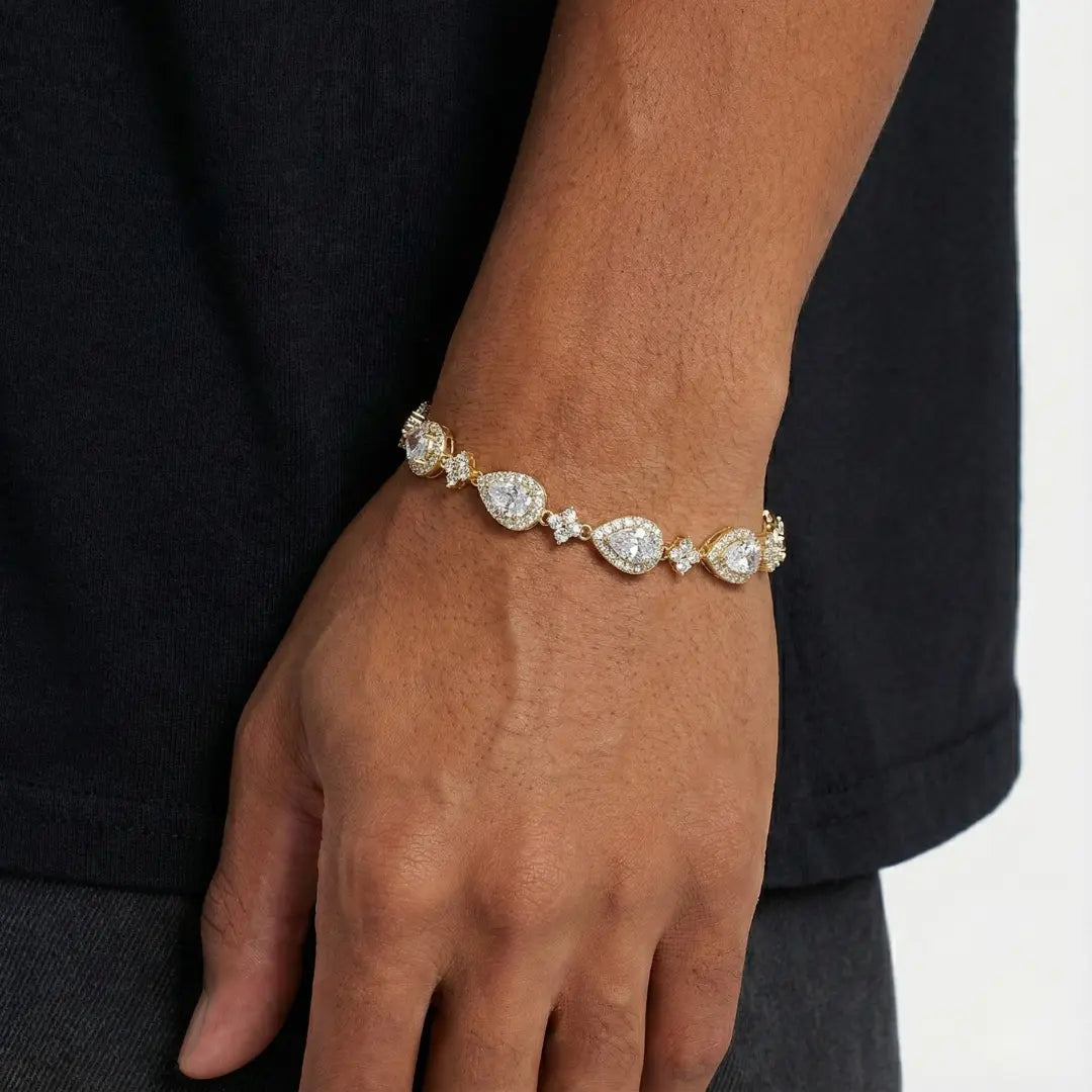 Star Drop Bracelet - Gold