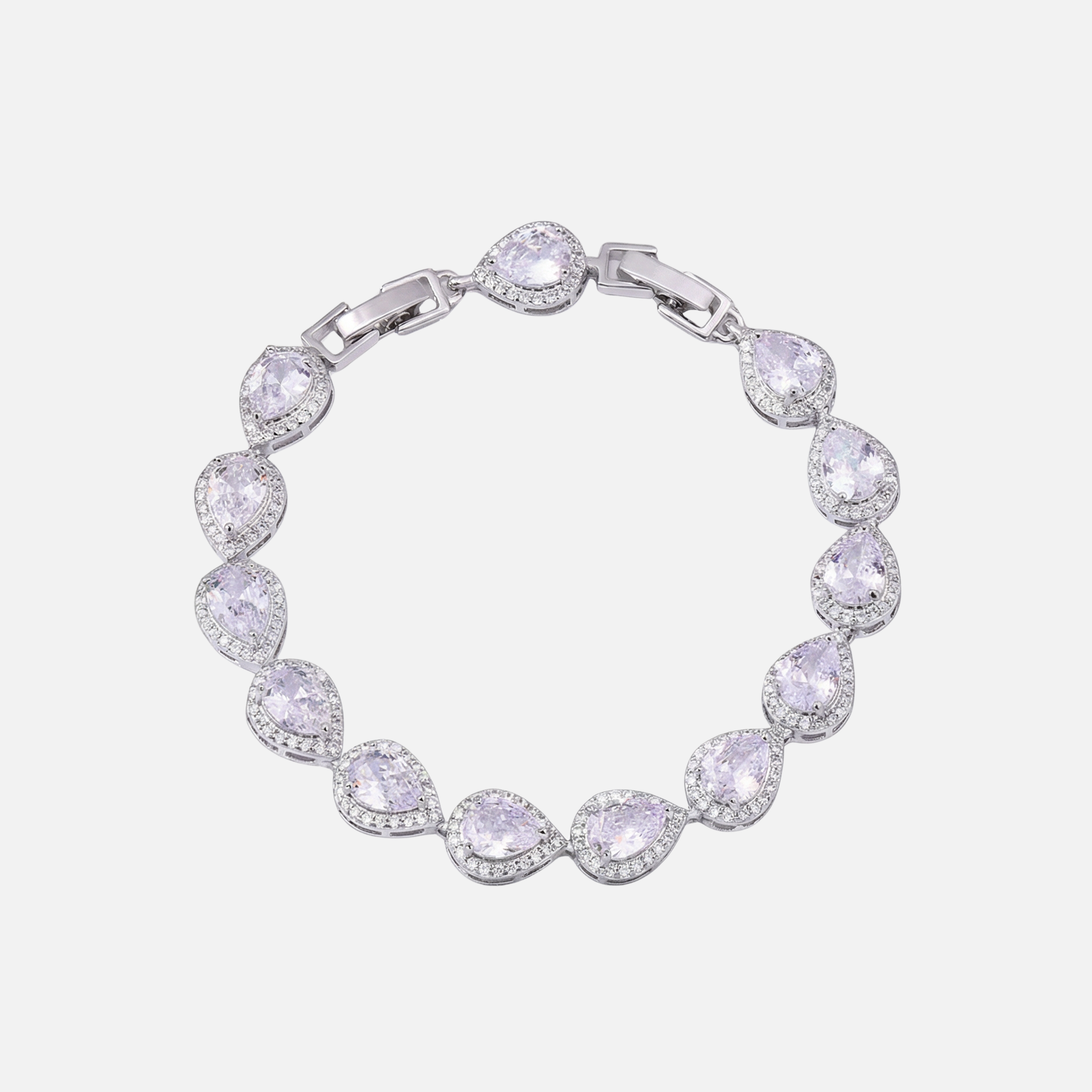 Tear Drop Bracelet - Silver