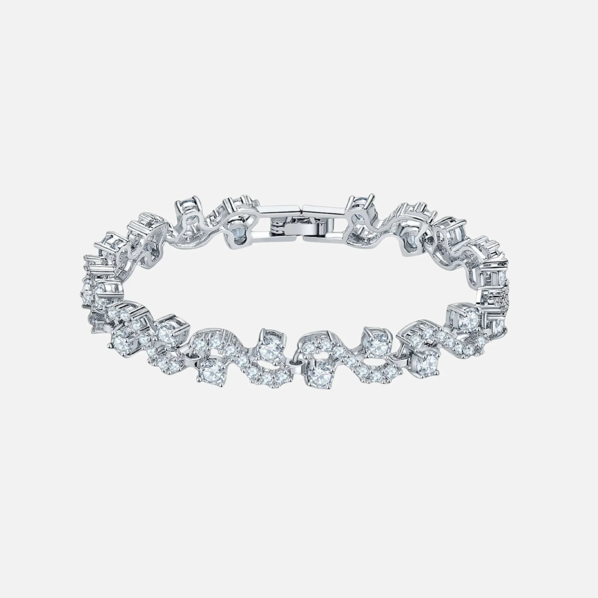 Arctic Wave Bracelet - Silver