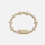 Clover Crystal Bracelet - Silver