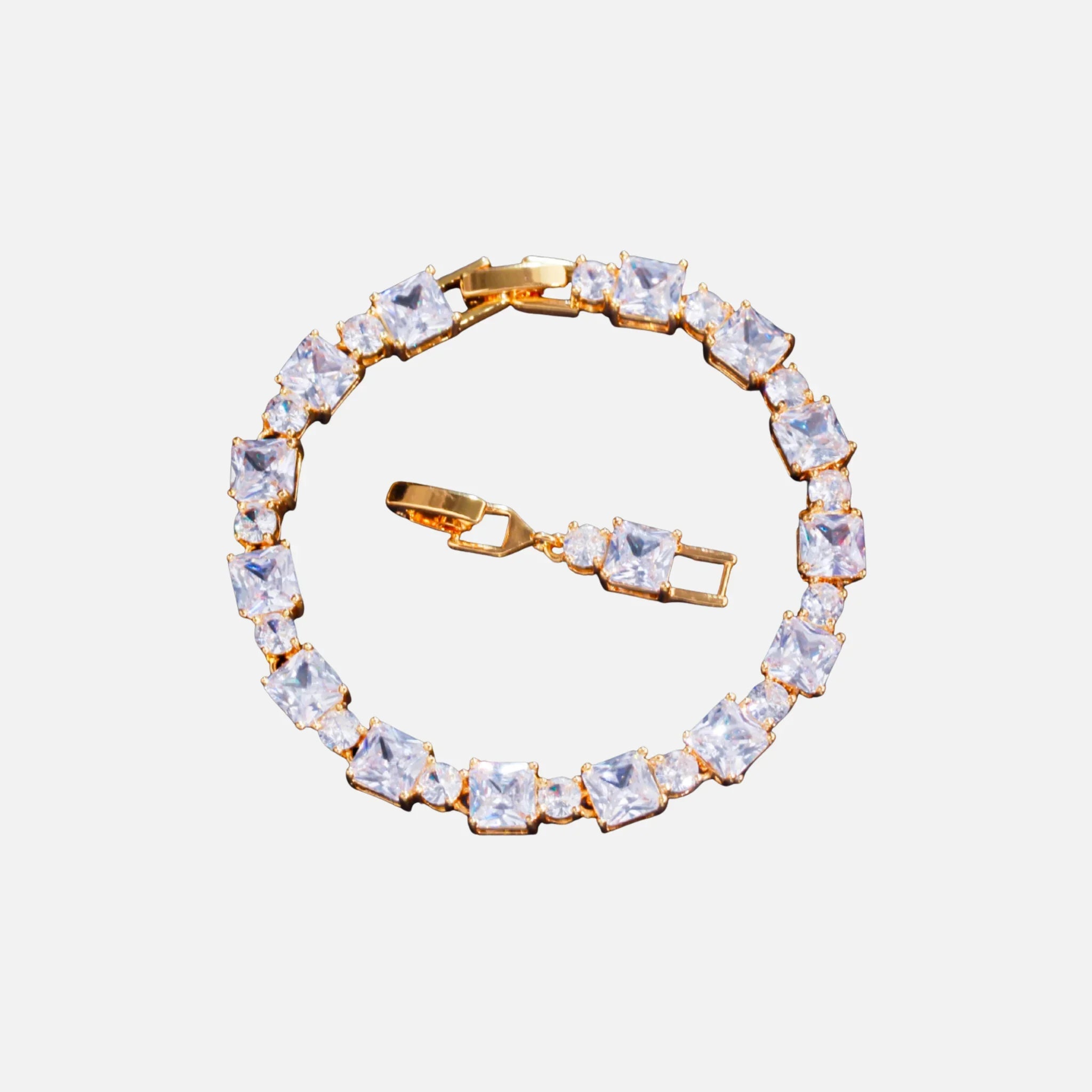 Cube Bracelet - Gold