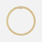 Iced Cuban Bracelet - 6mm - Gold