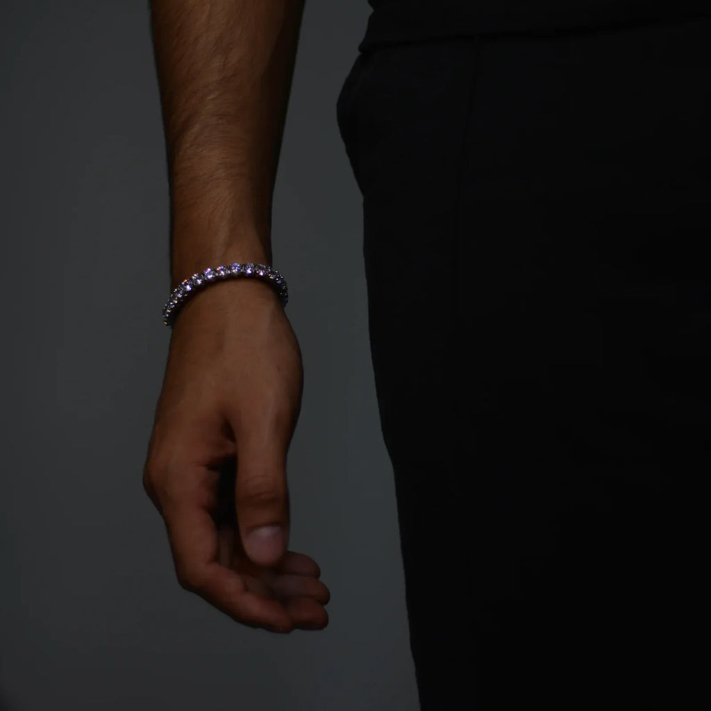 Tennis Bracelet - 4mm - Silver