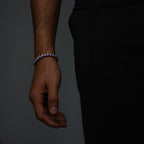Tennis Bracelet - 4mm - Silver